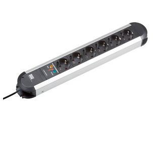Bachmann PRIMO Power Extension 6 AC Outlet(s) Indoor Aluminium, Black