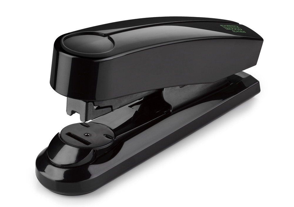 Novus B4fc Re+new Flat Clinch Stapler  50 Sheet Max  80% Recycled Plastic  Black (020-1933)