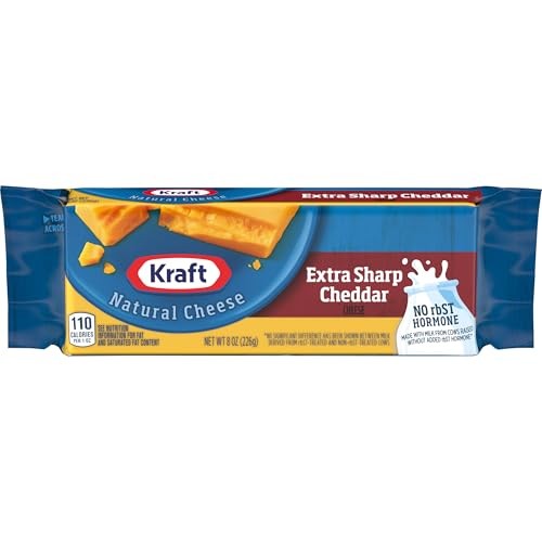 Kraft Natural Extra Sharp Cheddar Cheese (8 Oz Block)