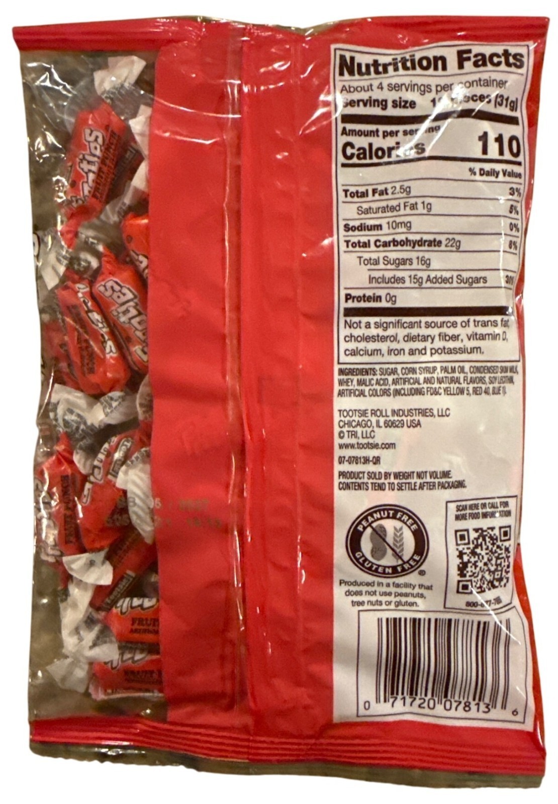 2 Pack Tootsie Frooties Fruit Punch Mini Chewy Candy 4.53 Oz Halloween Candies thumbnail