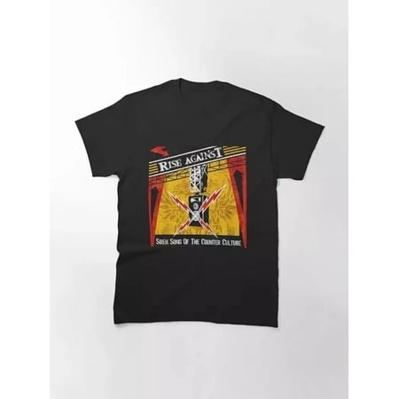 Rise Against Siren Song of the Counter Culture Graphic T-Shirt Size S-3XL