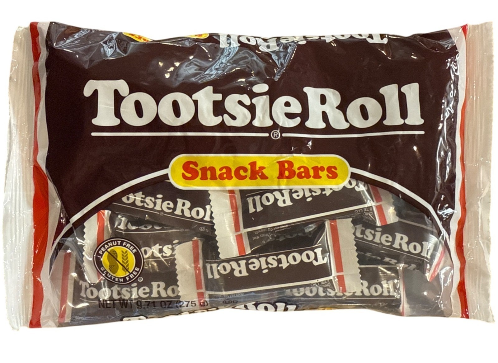 Chocolate Tootsie Roll Snack Bars 9.7 Oz Pack Approx. 16 Pcs/bag Seasonal Candy