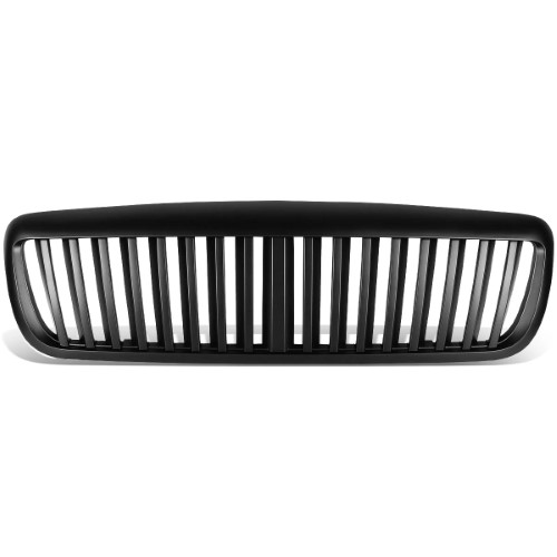 For 98-11 Ford Crown Victoria 2nd Gen ABS Plastic Vertical Front Bumper Grille (Black) 00 01 02 03 04 05 06 07 08 09 10