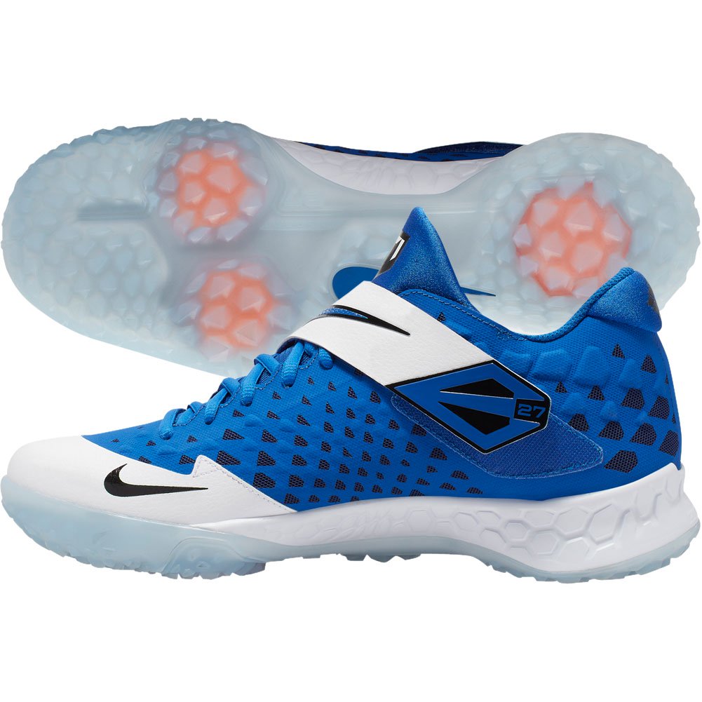 Nike Mens Force Zoom Trout 6 Turf Trainers Royal/White 10
