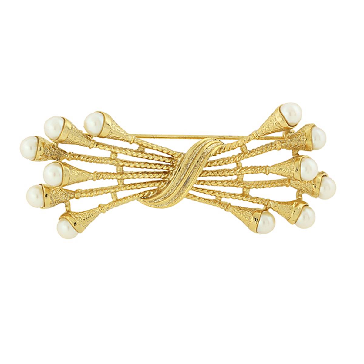 Downton Abbey Simulated Imitation Pearl Pin