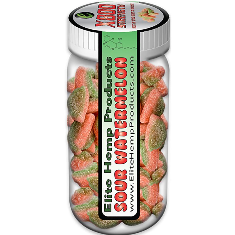 Elite Hemp Products - CBD Infused Sour Watermelon X800 Strength