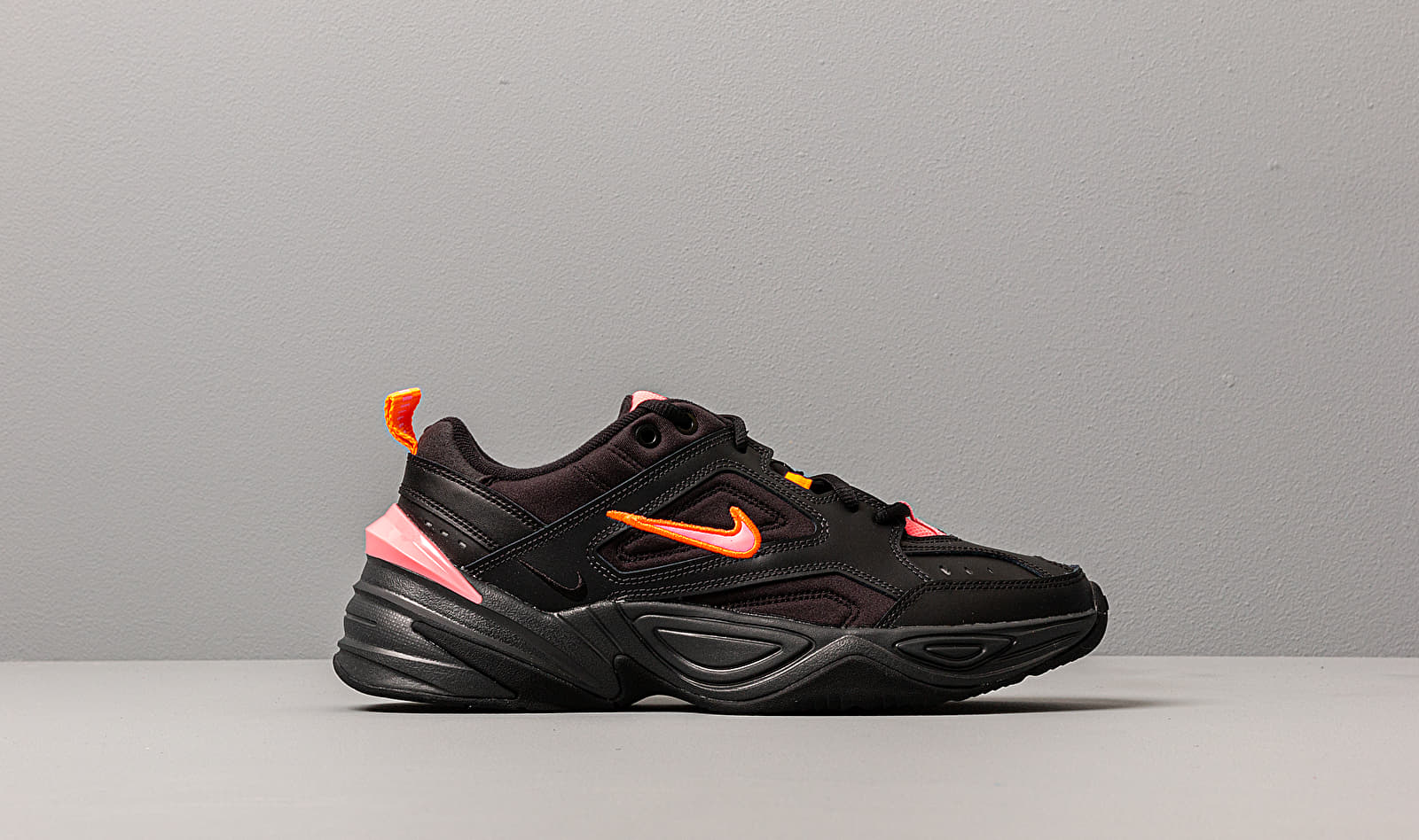 Nike M2K Tekno 'Black Hot ' Pink Chunky Shoes AV4789-008 (Size: US 10) thumbnail