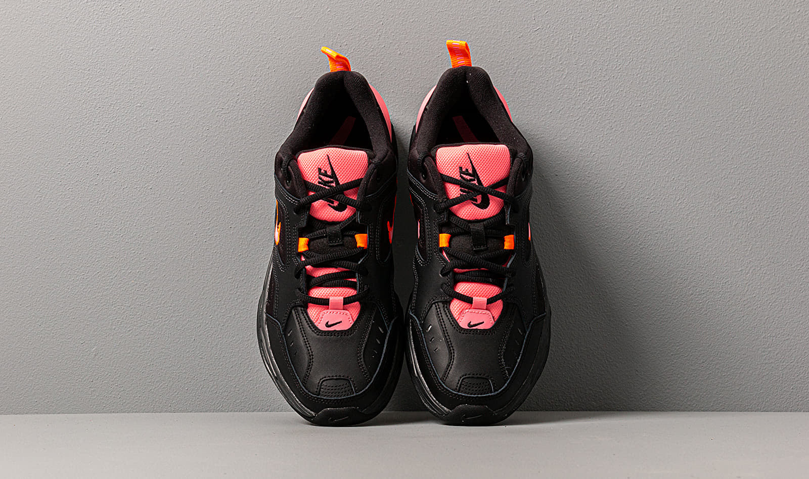 Nike M2K Tekno 'Black Hot ' Pink Chunky Shoes AV4789-008 (Size: US 10) thumbnail