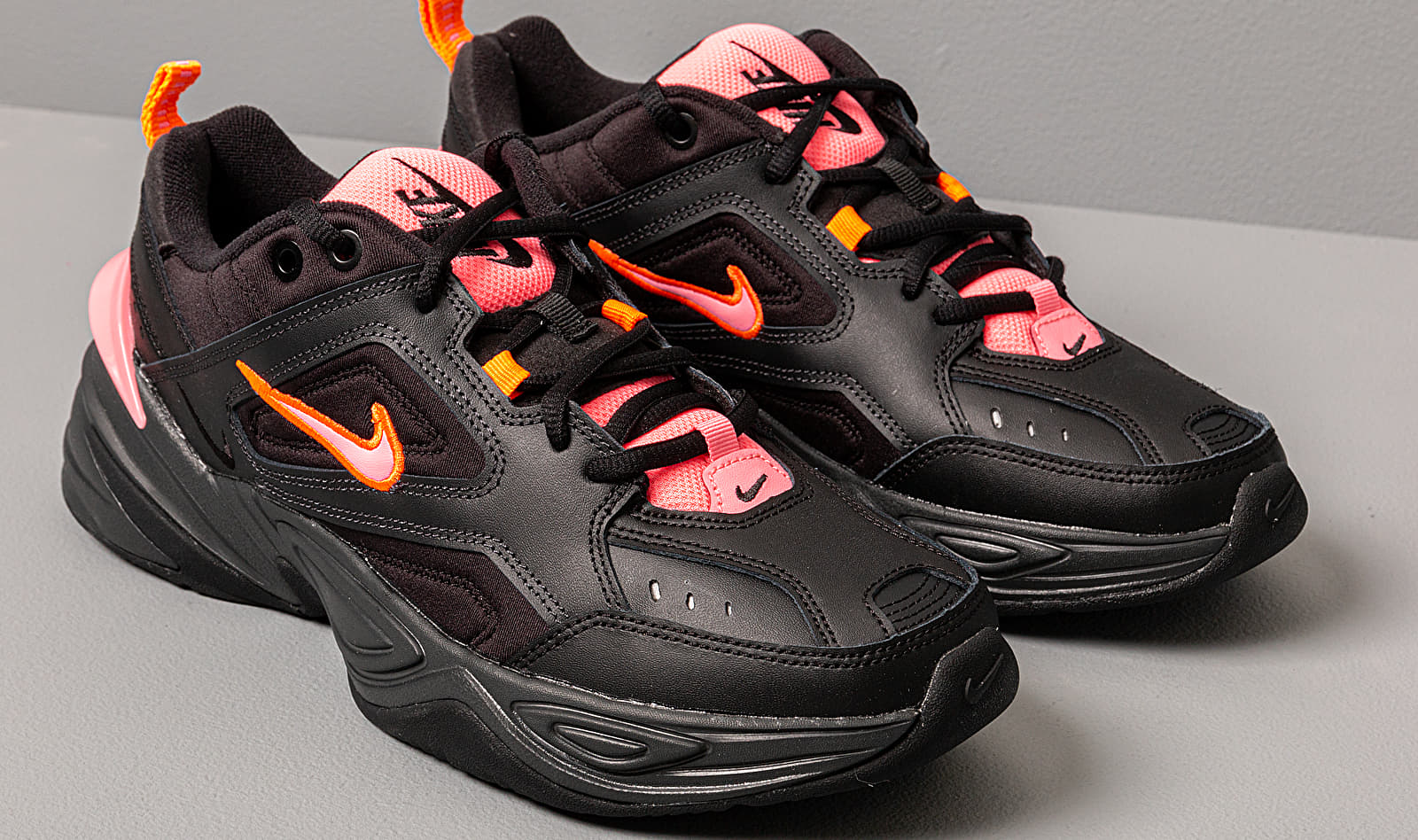 Nike M2K Tekno 'Black Hot ' Pink Chunky Shoes AV4789-008 (Size: US 10) thumbnail