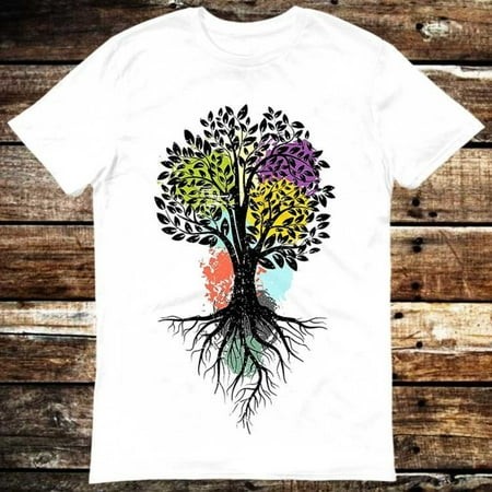 Tree Nature Life Planet Green Earth Sun Moon T Shirt Meme Gift Shirt Funny Tee Vintage Style Aesthetic Unisex Gamer Cult Movie Music 6222