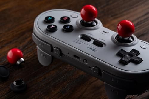 8Bitdo Pro 3 Bluetooth Controller for Switch/Switch 2 – TMR Joysticks Swappable ABXY Buttons Pro Back Buttons Charging Dock Hall Effect Triggers thumbnail
