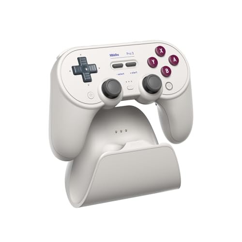 8Bitdo Pro 3 Bluetooth Controller for Switch/Switch 2 – TMR Joysticks Swappable ABXY Buttons Pro Back Buttons Charging Dock Hall Effect Triggers thumbnail