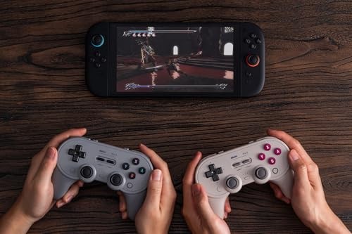 8Bitdo Pro 3 Bluetooth Controller for Switch/Switch 2 – TMR Joysticks Swappable ABXY Buttons Pro Back Buttons Charging Dock Hall Effect Triggers thumbnail