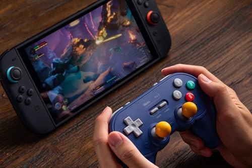 8Bitdo Pro 3 Bluetooth Controller for Switch/Switch 2 – TMR Joysticks Swappable ABXY Buttons Pro Back Buttons Charging Dock Hall Effect Triggers thumbnail