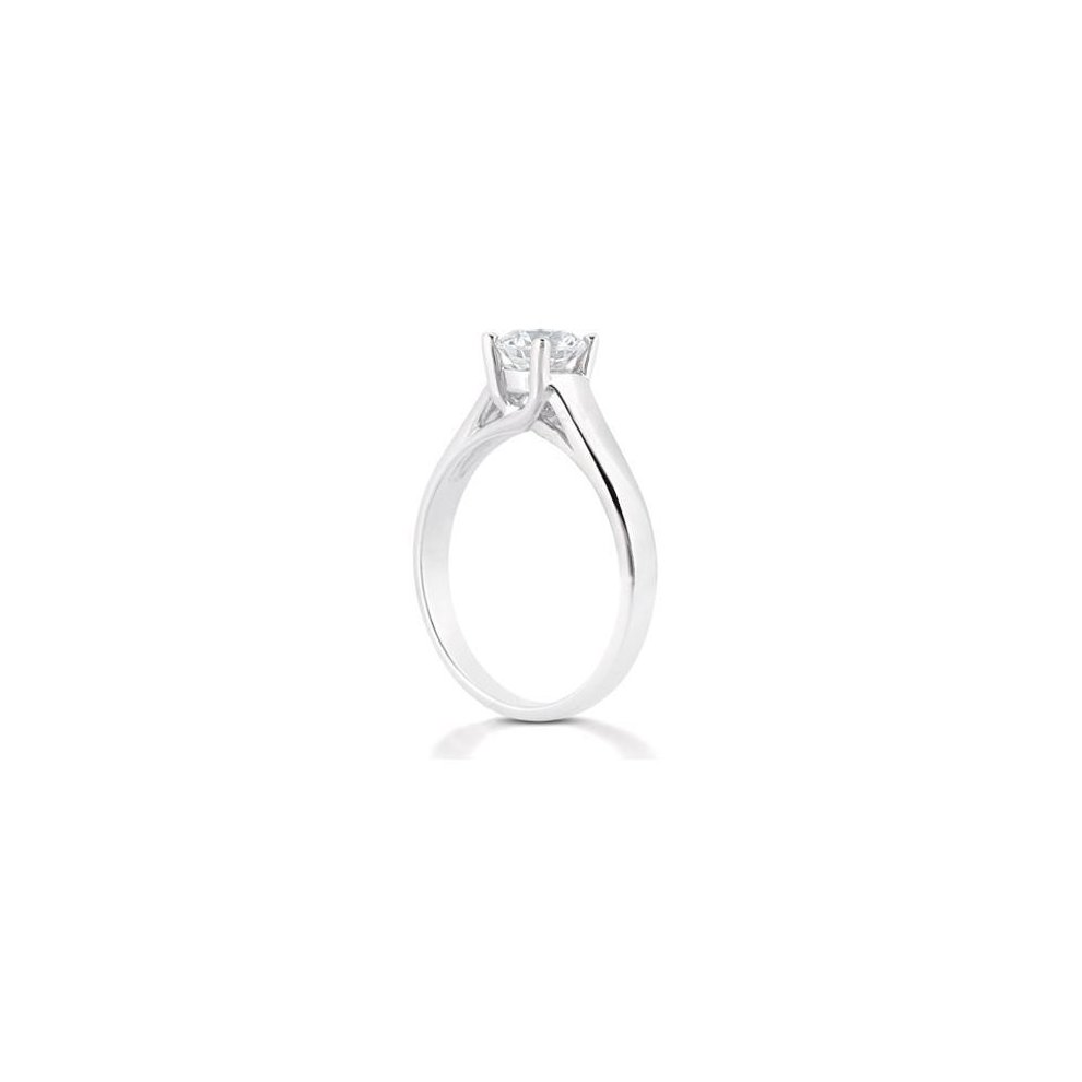 (7.5) Diamond F Vs1 Solitaire 1.01 Ct. Jewelry Engagement Ring - 8 thumbnail