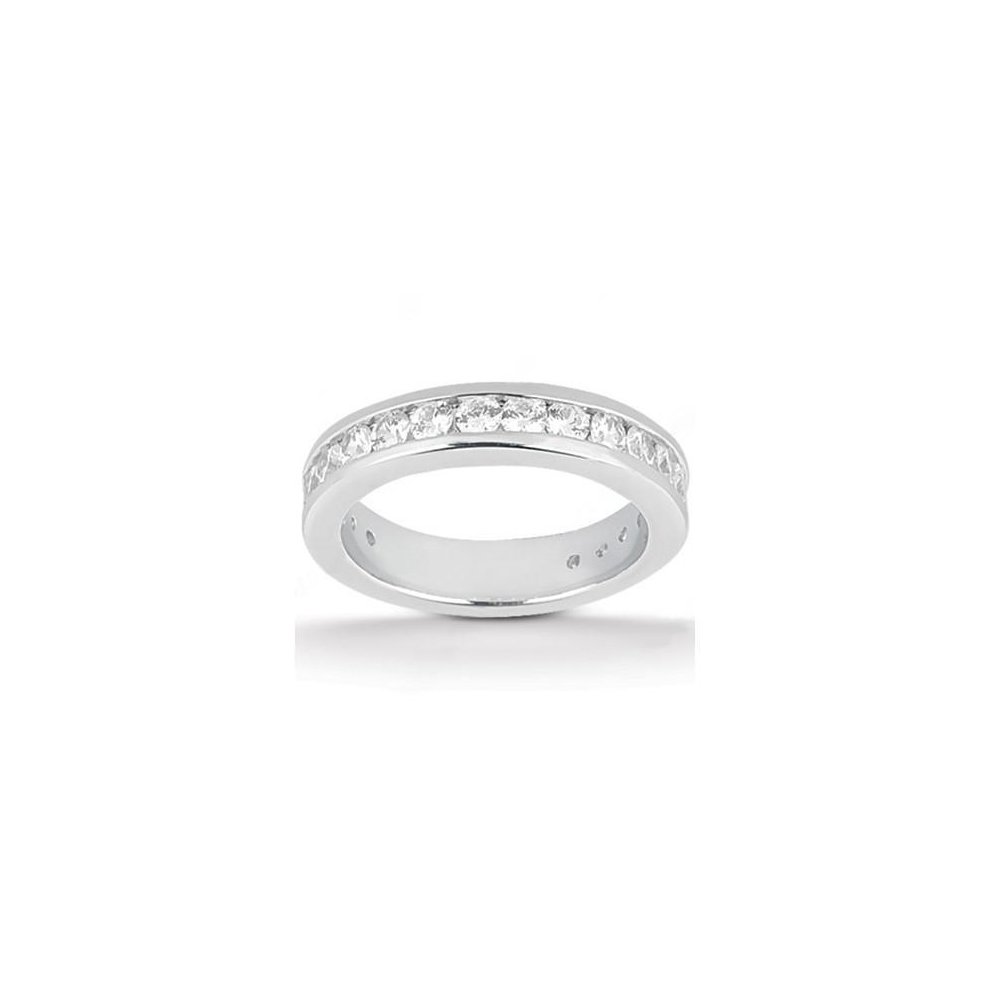 (8) 2.65 Ct. Engagement Set Diamonds F Vvs1 White Gold Ring - 8 thumbnail