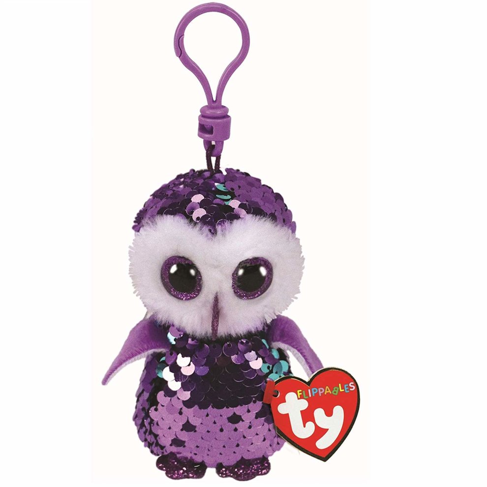 FLIPPABLES Ty Moonlight - Owl Clip