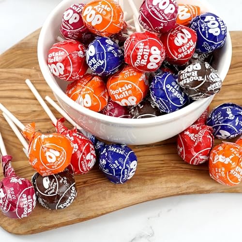 Tootsie Roll Pops with Chocolate Tootsie Roll Center  1lb Bulk Bag (Approx 22 Count)  Original Assorted Fruit Flavors  the Hampton Popcorn & Candy Com thumbnail