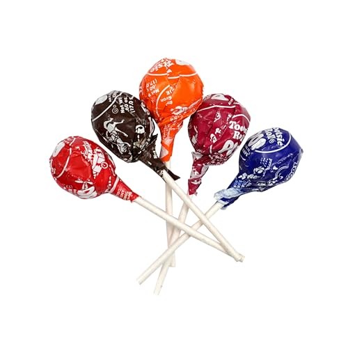 Tootsie Roll Pops with Chocolate Tootsie Roll Center  1lb Bulk Bag (Approx 22 Count)  Original Assorted Fruit Flavors  the Hampton Popcorn & Candy Com thumbnail