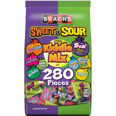 Brach's Sweet & Sour Kiddie Mix 280ct Halloween Costume Multi-Colored