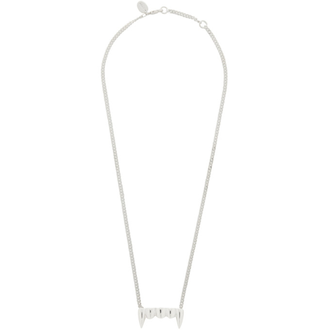 Perks and Mini Silver Fang Necklace