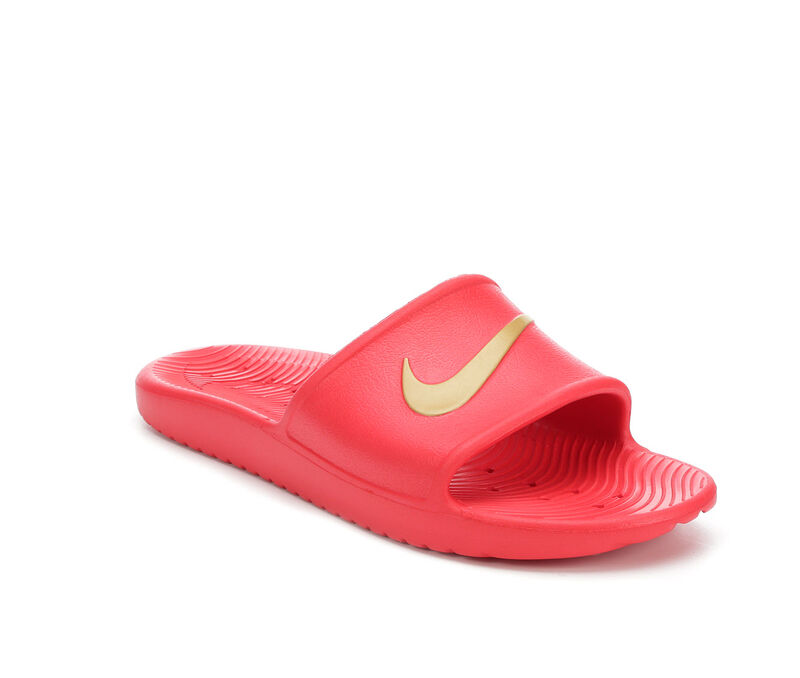 Nike Kawa Shower 'University Red' University Red/Metallic Gold Beach & Pool Slides/Slippers 832528-602 (Size: US 10) thumbnail