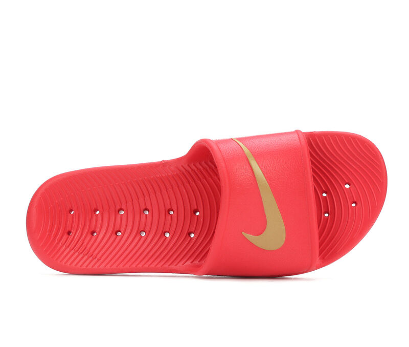 Nike Kawa Shower 'University Red' University Red/Metallic Gold Beach & Pool Slides/Slippers 832528-602 (Size: US 10) thumbnail