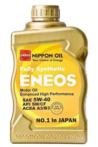 Eneos 3281-300 5w-40 QT Fully Synthetic Motor Oil - 1 Quart Bottle (6 Pack)