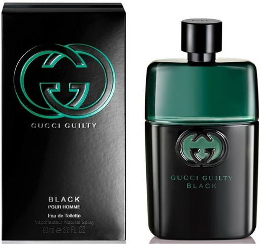 Guilty Black by Gucci Pour Homme Eau De Toilette Spray for Men 3 Oz (Pack of 4)