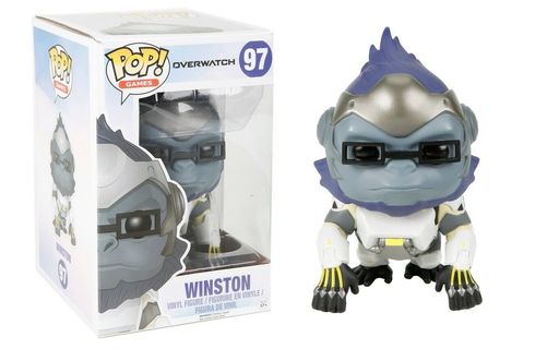Funko Pop Games: Overwatch - Winston 6 Inch Vinyl Figure Item #9300