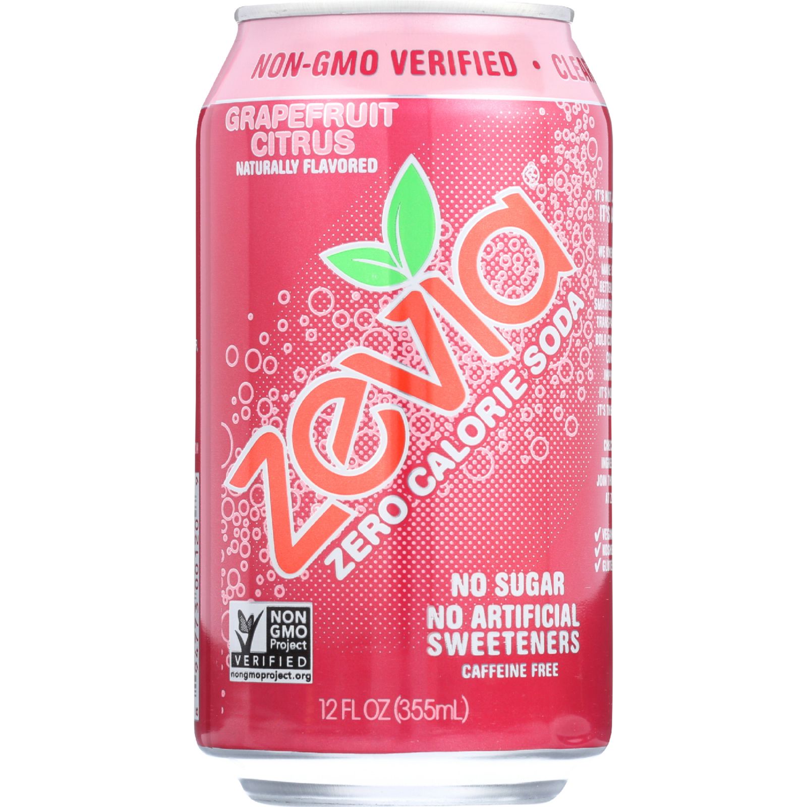 Zevia Soda Zero Calorie Grapefruit Citrus Can  6/12 Fl Oz