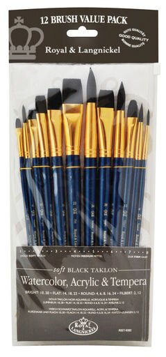 Royal Langnickel Rset-9302 Royal Langnickel 9300 Series Zip N Close 12-piece.