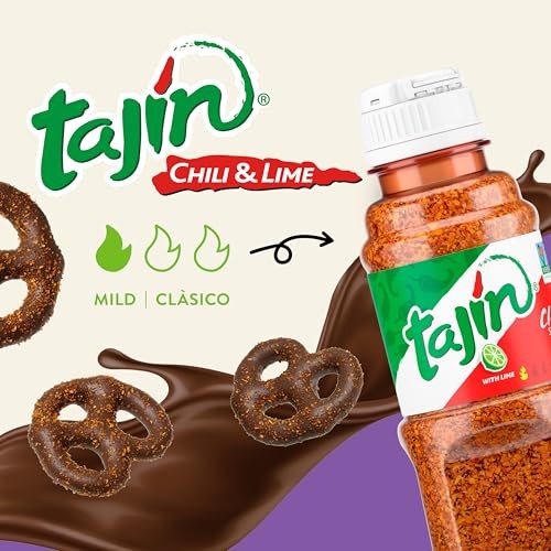 Snak Club Tajin Chocolatey Mini Pretzels, Chocolate Covered Pretzels with Chili and Lime Seasoning, Mild, No Artificial Colors, 8 Oz Resealable Bag thumbnail