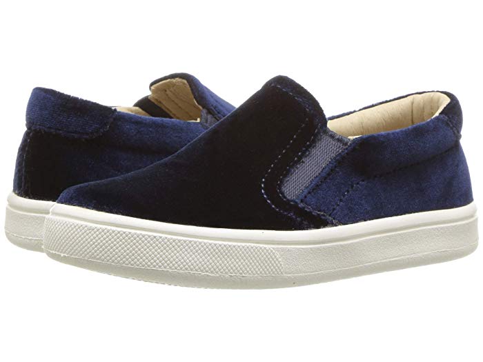Old Soles Velvey Hoff (Toddler/Little Kid) (Midnight) Girl's Shoes
