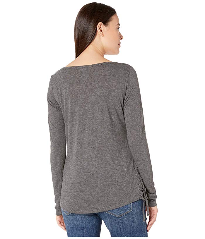 Roper 0489 Jersey Crew Neck Tee (Grey) Women's Clothing thumbnail