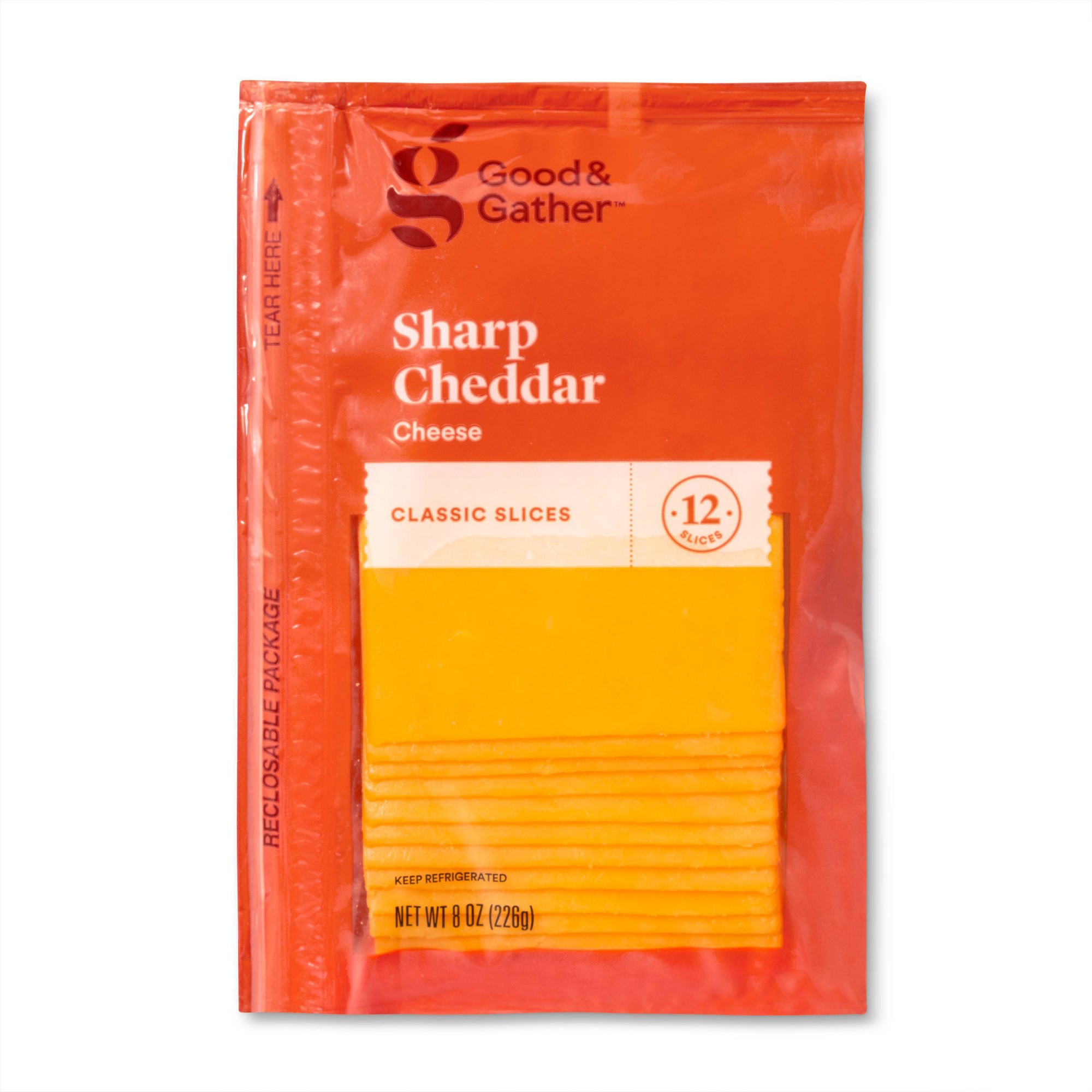 Sharp Cheddar Deli Sliced Cheese thumbnail