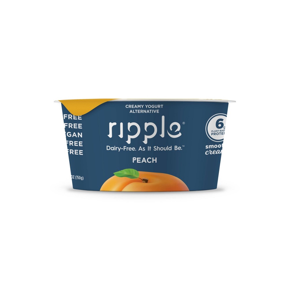 Ripple Creamy Peach Yogurt Alternative - 5.3oz