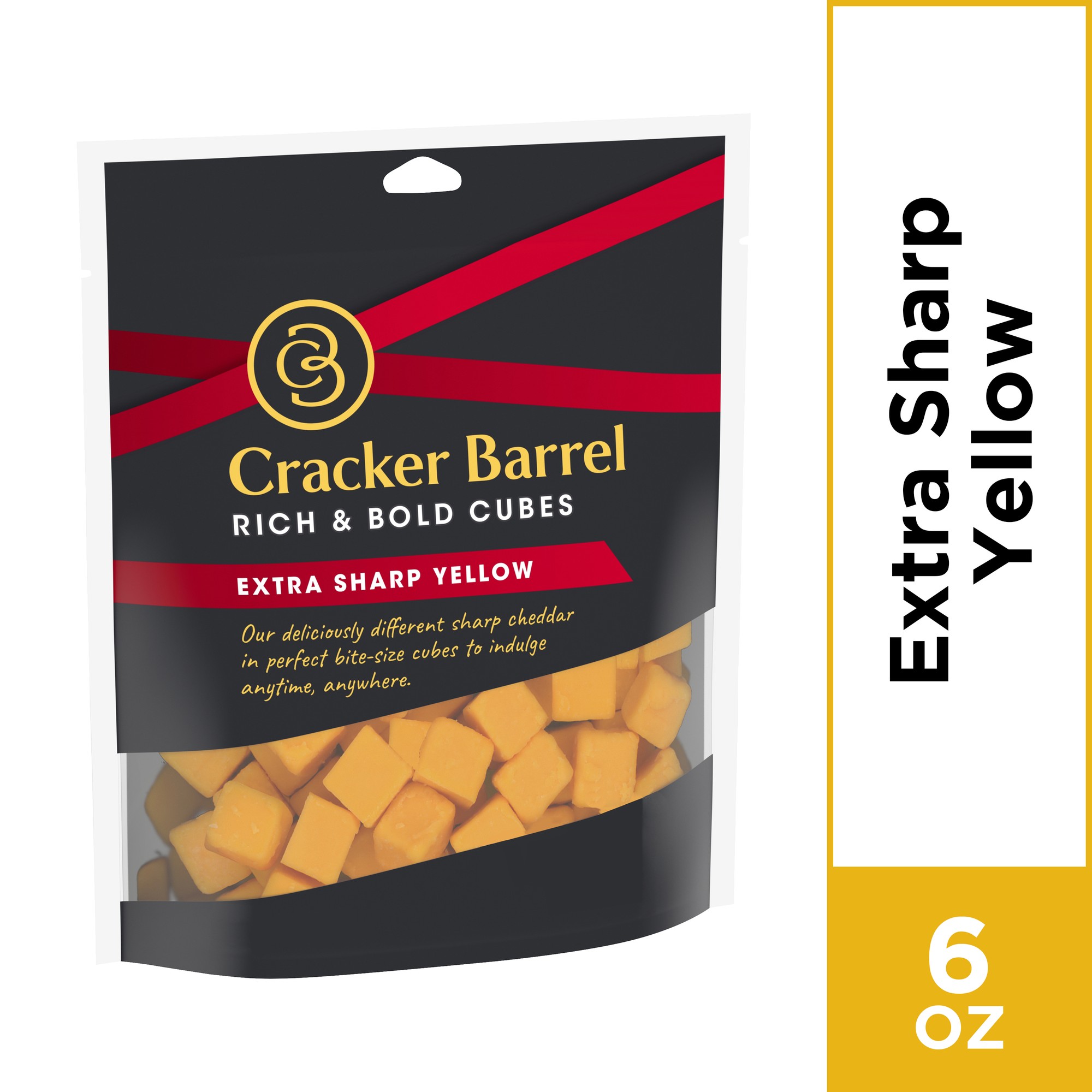 Rich & Bold Cubes Extra Sharp Yellow Cheddar Cheese
