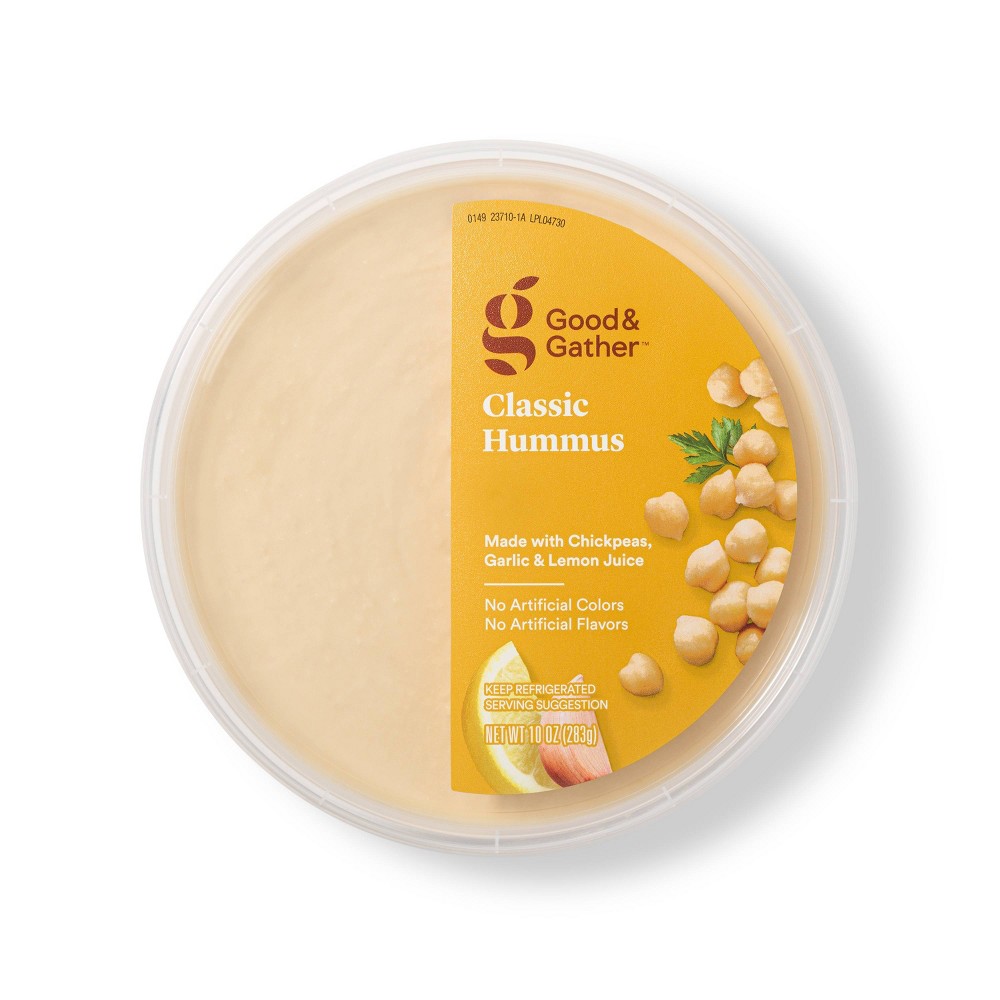 Classic Hummus - 10oz - Good & Gather Nutrition and Ingredients - Good Eats