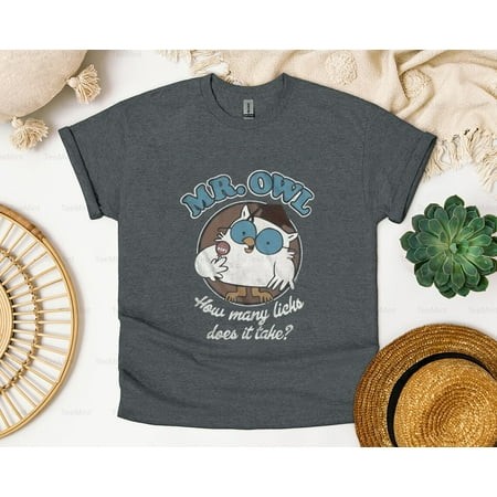 TeeMint40 Tootsie Roll Mr Owl Brands T-Shirt  SW  Hoodie Candy Tootsie Pop Mascot Graphic Design Style Unisex  up to 5XL