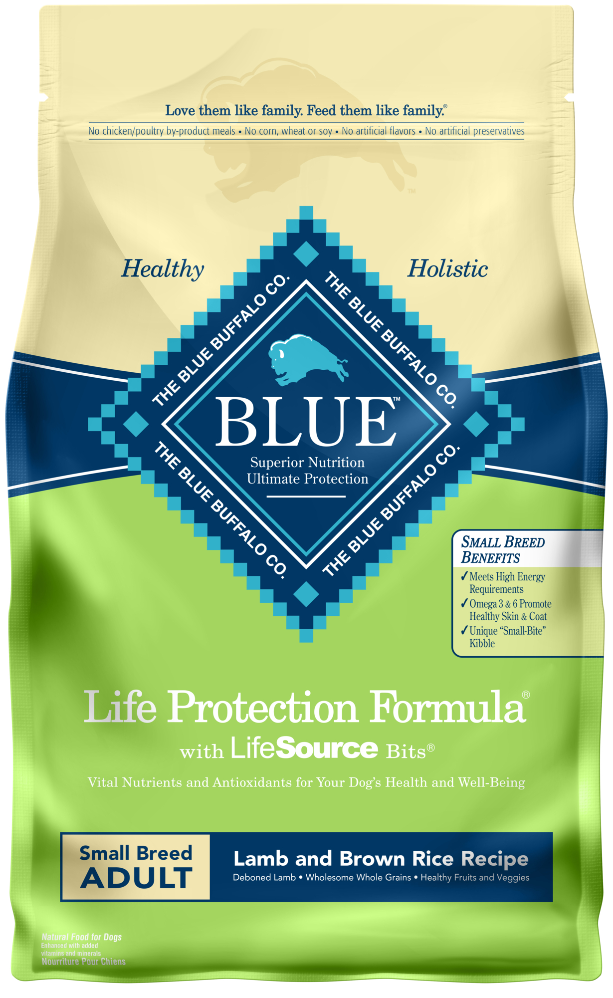 Blue Buffalo Blue Life Protection Formula Adult Small Breed Lamb & Brown Rice Recipe Dry Dog Food