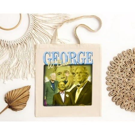 Vintage George W Bush Vintage Bag  Vintage George W Bush TBag Gift for Him and Her  Best George W Bush- Express Shipping Available-TH41324