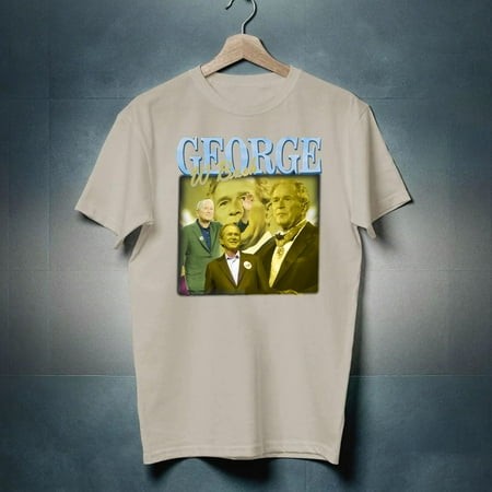 George W Bush Vintage Unisex Shirt  Vintage George W Bush TShirt Gift for Him and Her  Best George W Bush- Express Shipping Available-TH41324