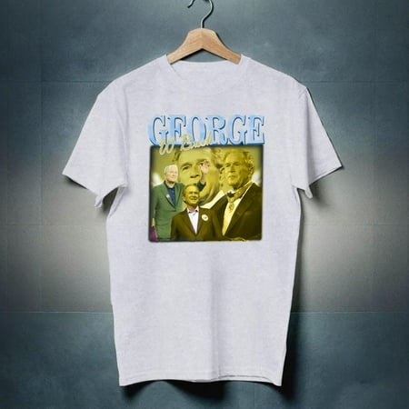 George W Bush Vintage Unisex Shirt  Vintage George W Bush TShirt Gift for Him and Her  Best George W Bush- Express Shipping Available-TH41324