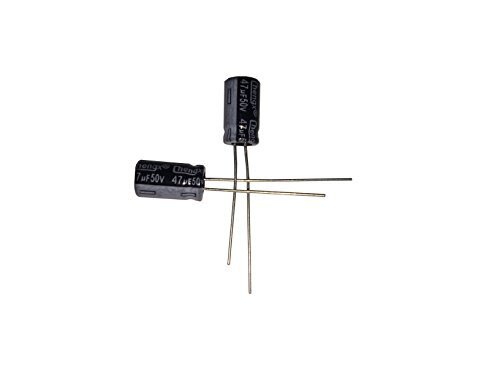 47uF 50V 6.3X11 +/-20% -40-+105℃ 100 PCS Aluminum Electrolytic Capacitors