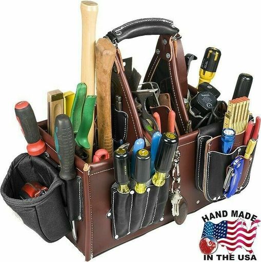 Occidental Leather 5588 Stronghold Master Carpenter Bag W/ 2 Oxy Tool Shields