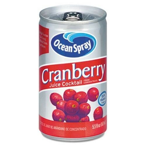 Ocean Spray Cranberry Juice Drink, Cranberry, 5.5 Oz Can, 48 Cans (OCS20450)