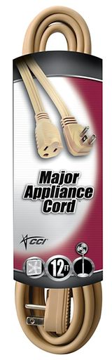 Coleman Cable 03535 12 Air Conditioner & Major Appliance Cord, No 3535