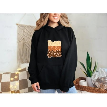 Ice Cream Hoodie with French Vanilla Chocolate Butter Pecan Fun  for Men & Women  up to Size 5XL