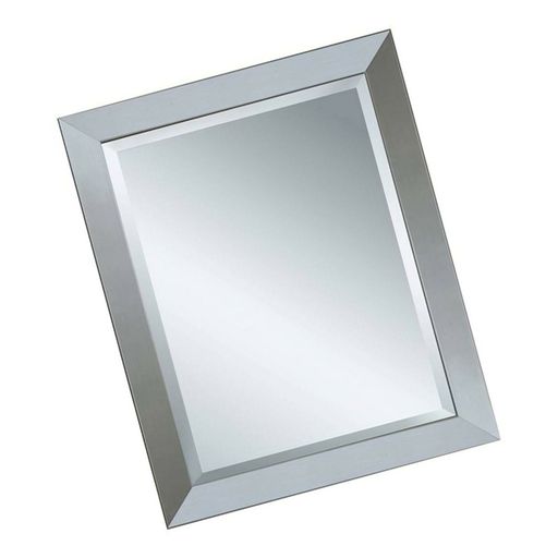 Head West 26 X 32 Modern Brush Nickel Mirror, 26x32 Inches